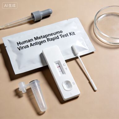 Human Metapneumo Virus Antigen Rapid Test Kit (colloïdaal goud)