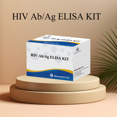 Biovantion 4e generatie HIV Ab Ag ELISA Kit met hoge gevoeligheid en 96 tests voor vroege detectie
