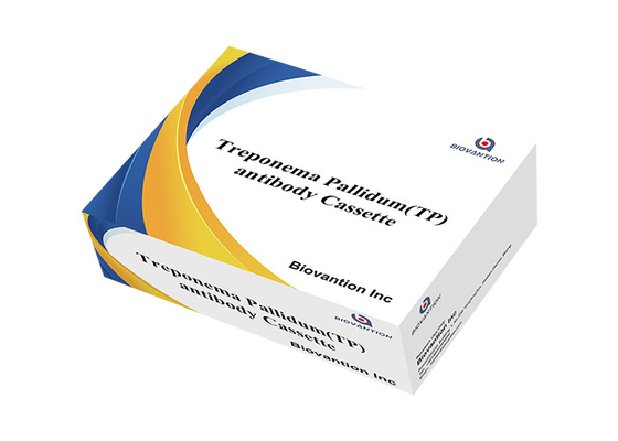 Detectie van totale antilichamen Colloïdale gouden snelle test op treponema pallidum in menselijk serum of plasma
