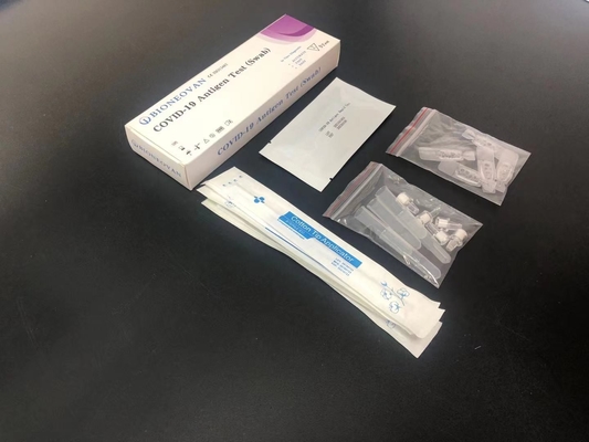 De nieuwe Coronavirus-van het de Uitrustings25pcs Antigeen van de Zwabbertest Snelle Test Kit Colloidal Gold