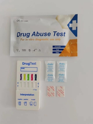 Snelle immunoassay-detectiekit Menselijk immunodeficiëntievirus MTD/OPI/OXY/PPX/THC-medicijntest