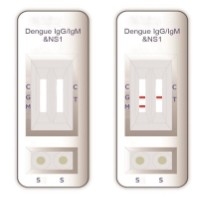 Eenstapstest DENGUE NS1-IgM/IgG Hele snelle test Voor medisch gebruik