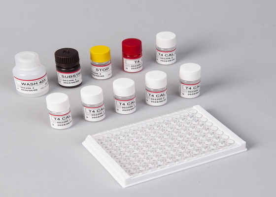 Thyroxine T4 Elisa Detection Kit Hoog nauwkeurige detectie Ziekenhuis- en laboratoriumgebruik