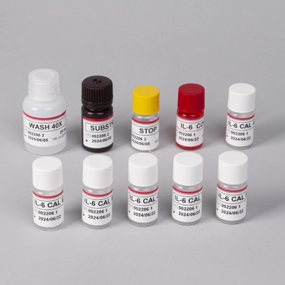 IL-6 Interleukine 6 Elisa Test Kit met 2-3 Uur Testtijd Biovantie Serum/Plasma-formaat 18 Maanden houdbaarheid