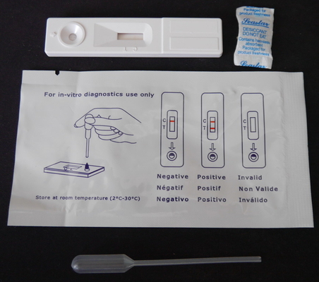 Gevoeligheid Hcg Urine Rapid Test Cassette/Stripe/Pen Kit 5-15 minuten Leestyd 24 maanden houdbaarheid