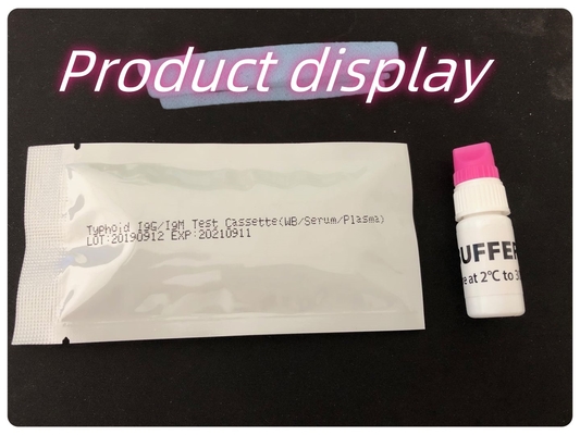 Typhoid--IgM&IgG Voor laboratoria en ziekenhuizen Typhoïde koorts Bloed Rapid Test Kit