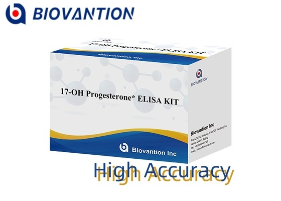 17-OH-progesteron-elutie in vitro-diagnostiek Elisa-testkit voor vrouwen met accessoires nauwkeurige tests