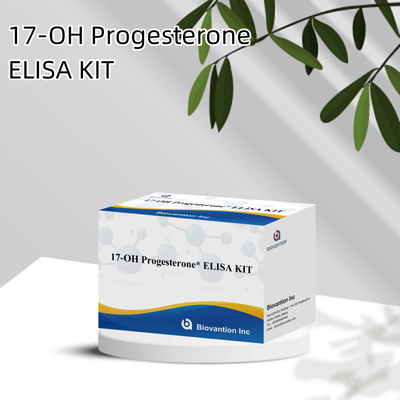 17-OH-progesteron-elutie in vitro-diagnostiek Elisa-testkit voor vrouwen met accessoires nauwkeurige tests