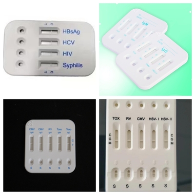 Testkit voor HIV HAV HBsAg SYP 4 in 1 Thuisscreening Makkelijk te gebruiken