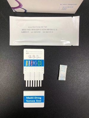 Snelle immunoassay-detectiekit Menselijk immunodeficiëntievirus MTD/OPI/OXY/PPX/THC-medicijntest