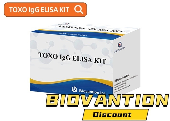TOXO Ig G Sensitieve en specifieke Elisa-testkit voor ziektebewaking