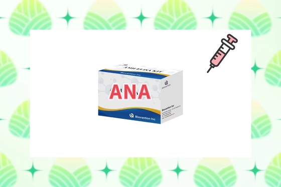 Gevoeligheid ANA-scherm IgG Elisa-testkit voor serum/plasma-detectie bij 2-8°C