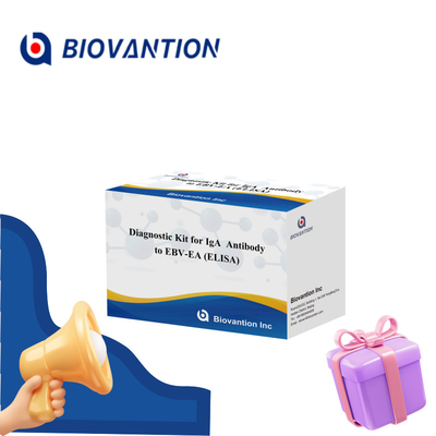 2-8°C Sensitiviteit Diagnostiek Kit voor IgA-antilichaam tegen EBV-EA ELISA Test Kit