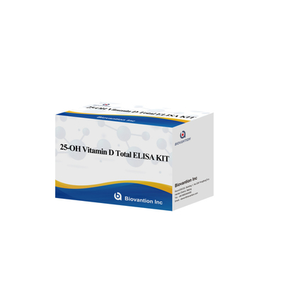 Elisa Diagnostic Kit voor menselijke 25-OH Vitamine D Total Voor ziekenhuis en laboratorium Met hoge nauwkeurigheid