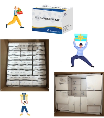 HIV Ab Ag Elisa-testkits met een houdbaarheid van 18 maanden en een hoge gevoeligheid/specificiteit