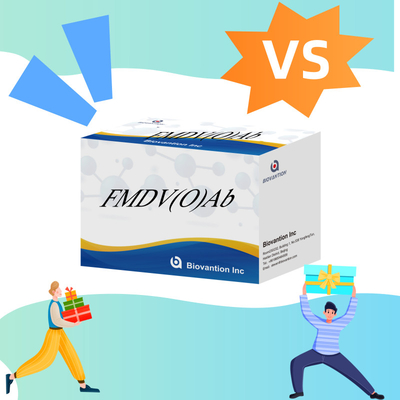 Virus O Anticorps Rapid Test Kit FMD FMDV Verwoestende veeziekte detectie