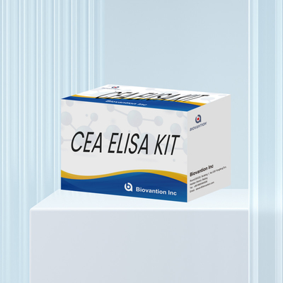 CE-goedkeuring voor menselijk gebruik CEA kwantitatieve Elisa-testkit Bloed- of serumtest 96T