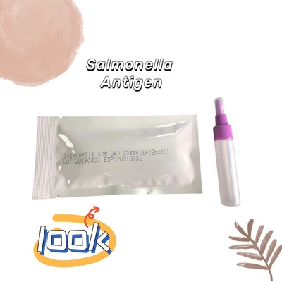 24 maanden houdbaarheidsduur Salmonella Typhoid Antigen Test S.typhoid Cassette Colloïdale goud Rapid Test Cassette
