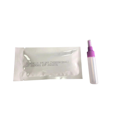 24 maanden houdbaarheidsduur Salmonella Typhoid Antigen Test S.typhoid Cassette Colloïdale goud Rapid Test Cassette