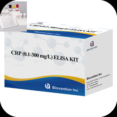 CRP 0,1-300 mg/l Specifiekheid Elisa Test Kit met een snelle testtijd van 1 uur