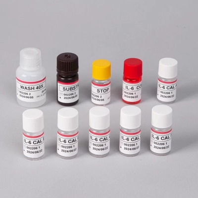 IL 6 ELISA Test Kit 1 uur testtijd 96 tests ELISA Kit voor IVD-laboratoriumgebruik