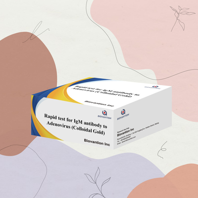 Precieze IgM-antilichaam tegen Adenovirus Test Kit voor klinische en laboratorium cassette strip