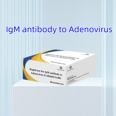 Precieze IgM-antilichaam tegen Adenovirus Test Kit voor klinische en laboratorium cassette strip