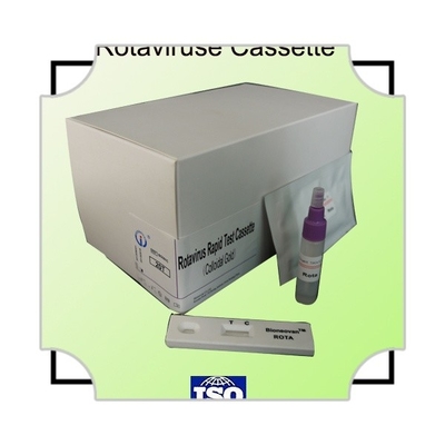 IVD Rotavirus Rapid Cassette Colloïdale goud Rapid Test voor ziekenhuisdiagnose 2-30C Houdbaarheid 24 maanden