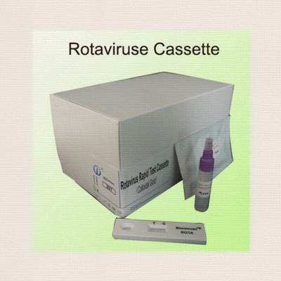 IVD Rotavirus Rapid Cassette Colloïdale goud Rapid Test voor ziekenhuisdiagnose 2-30C Houdbaarheid 24 maanden