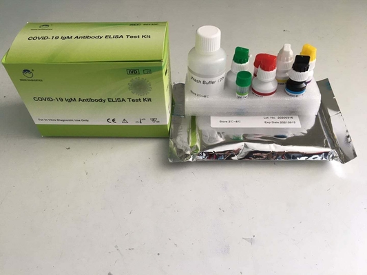 Covid-19 IgG ELISA TEST KIT Format Kit Enzymgebonden Immunosorptieve Test