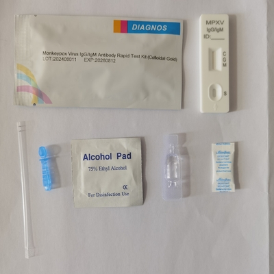 Monkeypox Virus IgG/IgM Antibody Rapid Test Kit Serum Plasma of volbloed