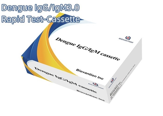 Dengue Rapid Test Cassette voor het detecteren van gevoelige ziekten met een houdbaarheid van 24 maanden