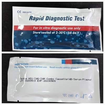 Dengue Rapid Test Cassette voor het detecteren van gevoelige ziekten met een houdbaarheid van 24 maanden