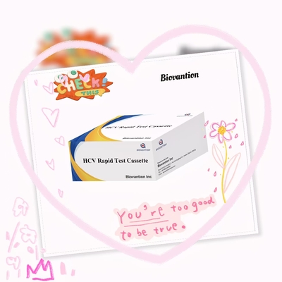 HCV Rapid Test Cassette Hooggevoeligheid Biovantion