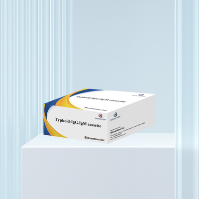 Warm verkoop Tyfus IgM IgG Voor laboratoria Ziekenhuizen Tyfus Koorts Bloed Rapid Test Kit