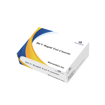 Fabrieksprijs Gevoeligheid 5-15 minuten HCV Ab Strip Cassette Test Kit Voor snelle resultaten