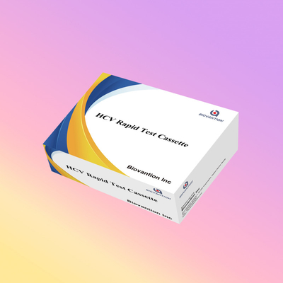 Fabrieksprijs Gevoeligheid 5-15 minuten HCV Ab Strip Cassette Test Kit Voor snelle resultaten