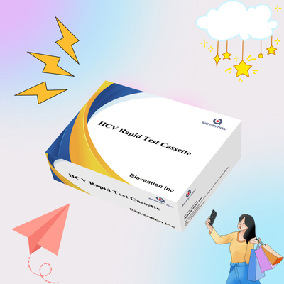 Fabrieksprijs Gevoeligheid 5-15 minuten HCV Ab Strip Cassette Test Kit Voor snelle resultaten