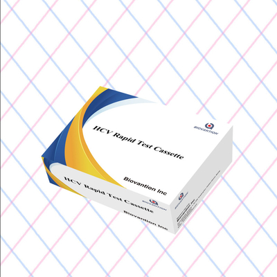 Fabrieksprijs Gevoeligheid 5-15 minuten HCV Ab Strip Cassette Test Kit Voor snelle resultaten