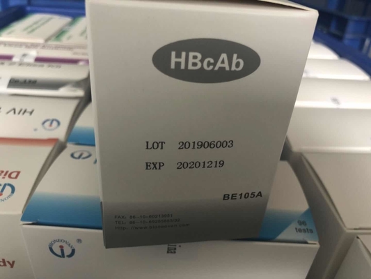 Warm verkoop Diagnostisch reagens voor menselijk gebruik met 96 test Hbc antilichaam HBcAb Elisa Kit