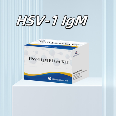HSV-1 IgM Medische diagnose Elisa Test Kit met 18 maanden houdbaarheid Oorsprong