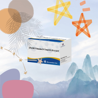 Elisa Diagnostic Kit voor menselijke 25-OH Vitamine D Total Voor ziekenhuis en laboratorium Met hoge nauwkeurigheid