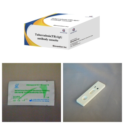 Warmverkoop snelle testreagentia Tuberculose/TB Colloïdale goud snelle test kit voor mens met 25 test