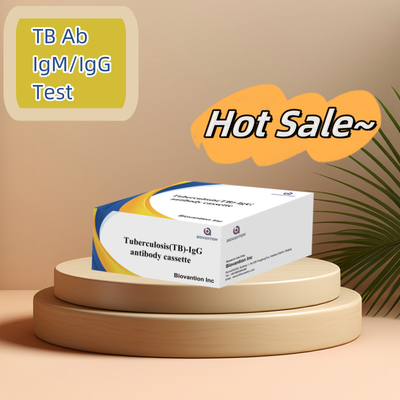 Warmverkoop snelle testreagentia Tuberculose/TB Colloïdale goud snelle test kit voor mens met 25 test