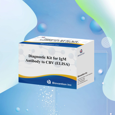 CBV igm ELISA KIT D diagnostisch reagens 18 maanden houdbaarheidsduur Enzymgebonden immunosorptieve test