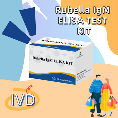 Elisa-testkit voor rubella IgM-detectietool voor rubella IgG-antilichamen voor menselijk gebruik