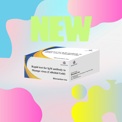 Snel en nauwkeurig colloïdaal goud snelle test IgM-antilichaam tegen mumpsvirus in cassette-/strookformaat voor resultaten