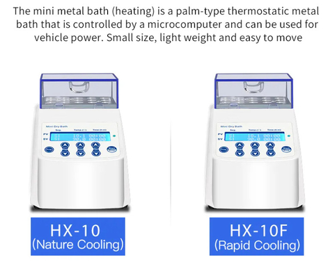 50W mini grootte droge badincubator voor klinische en ziekenhuistoepassingen RT 5 C tot 100 C