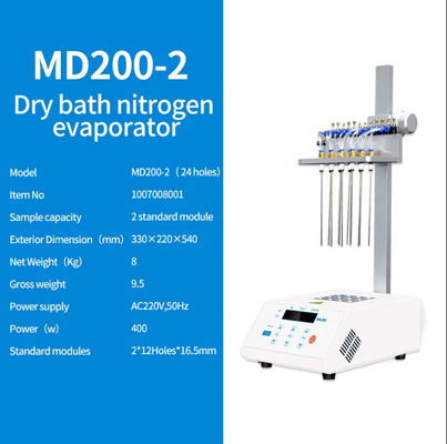 Innovatieve geavanceerde medische laboratoriumapparatuur Droge stikstof verdamper voor laboratoria