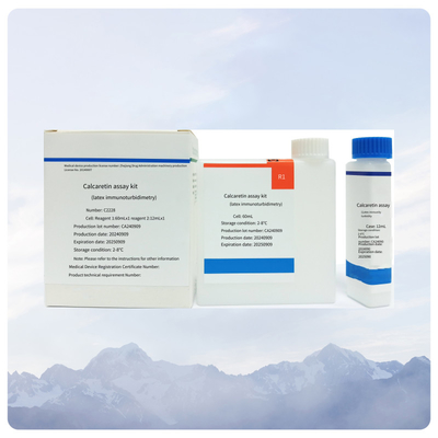 Cal Latex Immunoturbidimetrie IVD kwantitatieve bepaling van calprotectine in ontlasting